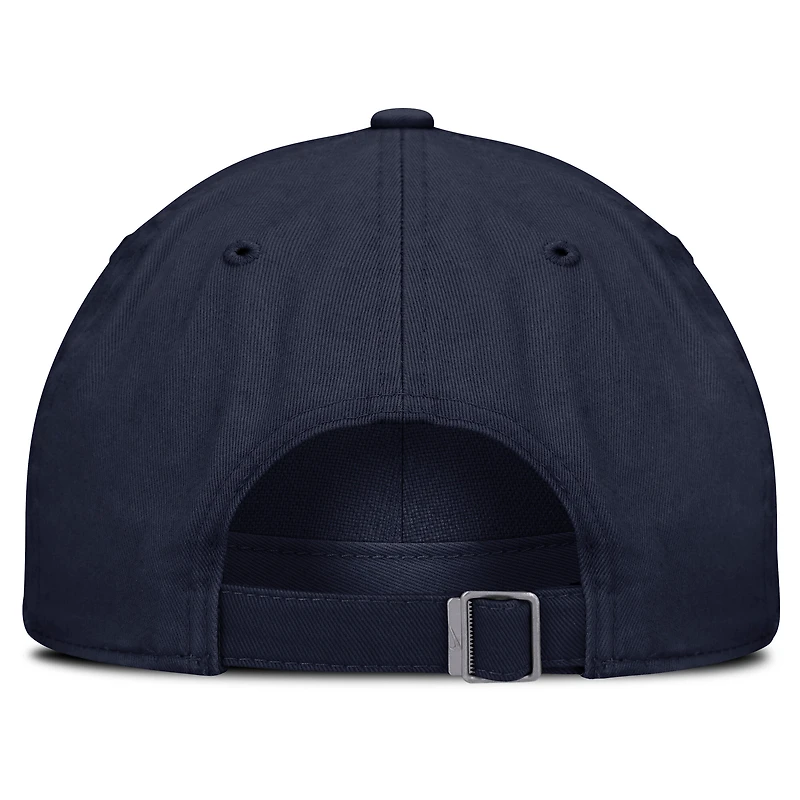 Casquette ajustable Nike Primetime Club bleu marine pour homme des Auburn Tigers