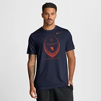 T-shirt Nike Dri-FIT bleu marine Auburn Tigers Primetime Legend pour homme