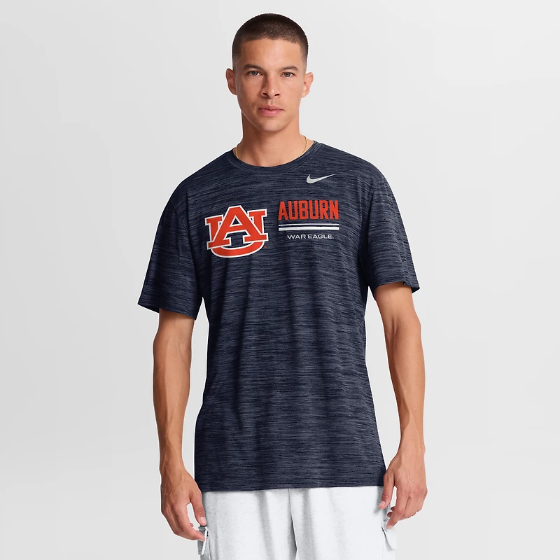 Men's Nike Navy Auburn Tigers Sideline Velocity Dri-FIT T-Shirt