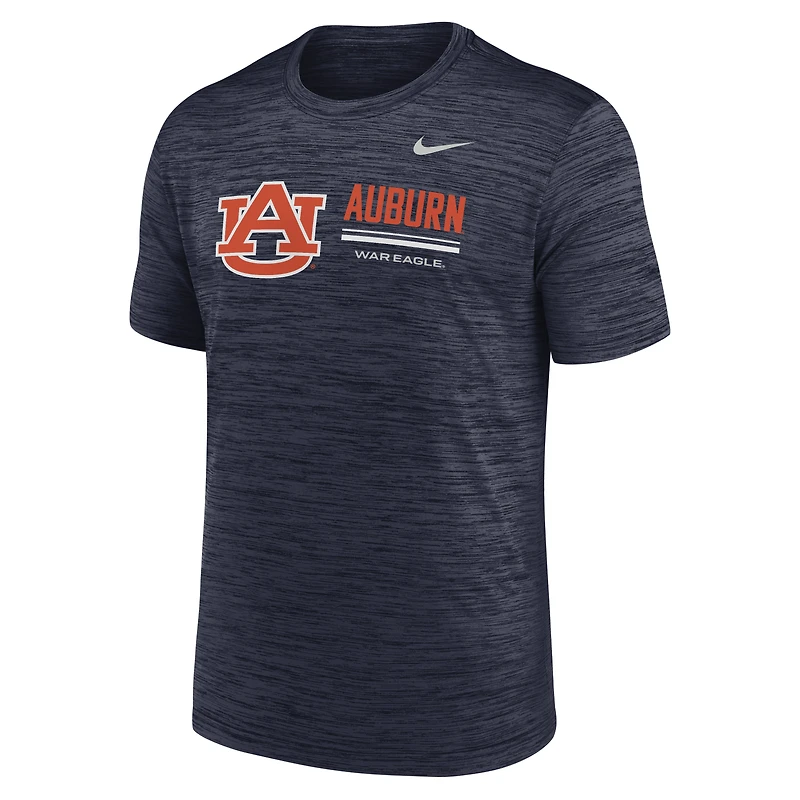 Men's Nike Navy Auburn Tigers Sideline Velocity Dri-FIT T-Shirt