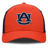 Casquette Nike Orange/Bleu marine Auburn Tigers 2025 Sideline Rise Local Dri-FIT Flex pour homme