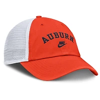 Casquette Nike orange/blanche Auburn Tigers 2025 Sideline Campus Pro Local Snapback pour homme