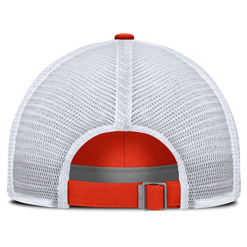 Men's Nike Orange/White Auburn Tigers 2025 Sideline Campus Pro Local Snapback Hat