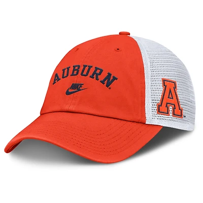 Casquette Nike orange/blanche Auburn Tigers 2025 Sideline Campus Pro Local Snapback pour homme