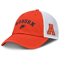 Casquette Nike orange/blanche Auburn Tigers 2025 Sideline Campus Pro Local Snapback pour homme