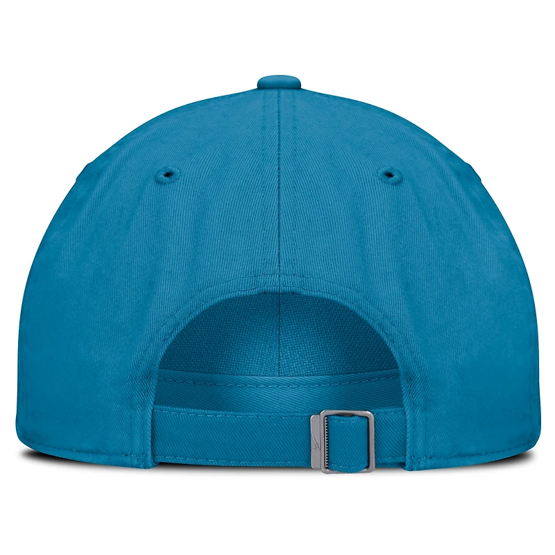 Casquette ajustable Nike Auburn Tigers Club Campus turquoise pour homme