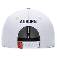 Casquette ajustable Nike blanche Auburn Tigers 2025 On-Field Gameday Rise pour homme