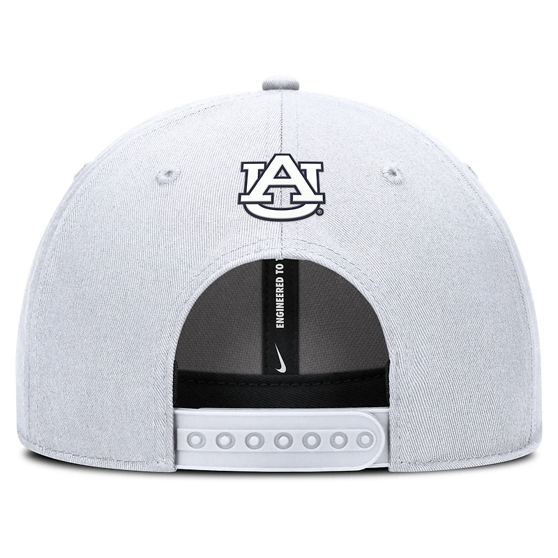 Men's Nike Navy Auburn Tigers 2025 Sideline Rise Practice Adjustable Hat