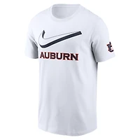 Men's Nike White Auburn Tigers Primetime 2-Hit Swoosh T-Shirt