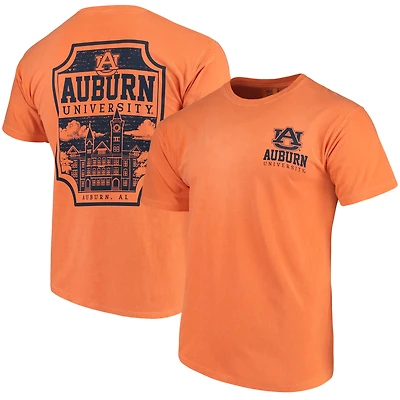 T-shirt Homme Orange Auburn Tigers Comfort Colors Campus Icon