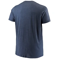 Men's Original Retro Brand Heathered Navy Auburn Tigers Big & Tall Mock Twist T-Shirt