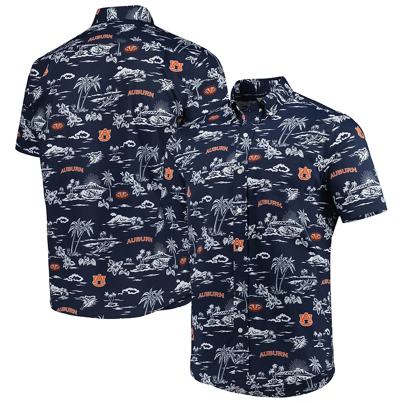 Chemise boutonnée classique pour hommes Reyn Spooner Navy Auburn Tigers