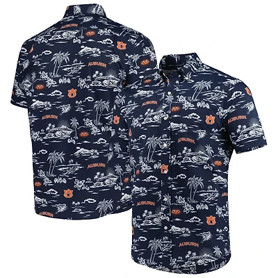 Chemise boutonnée classique pour hommes Reyn Spooner Navy Auburn Tigers