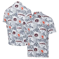Polo de performance Reyn Spooner blanc Auburn Tigers pour hommes