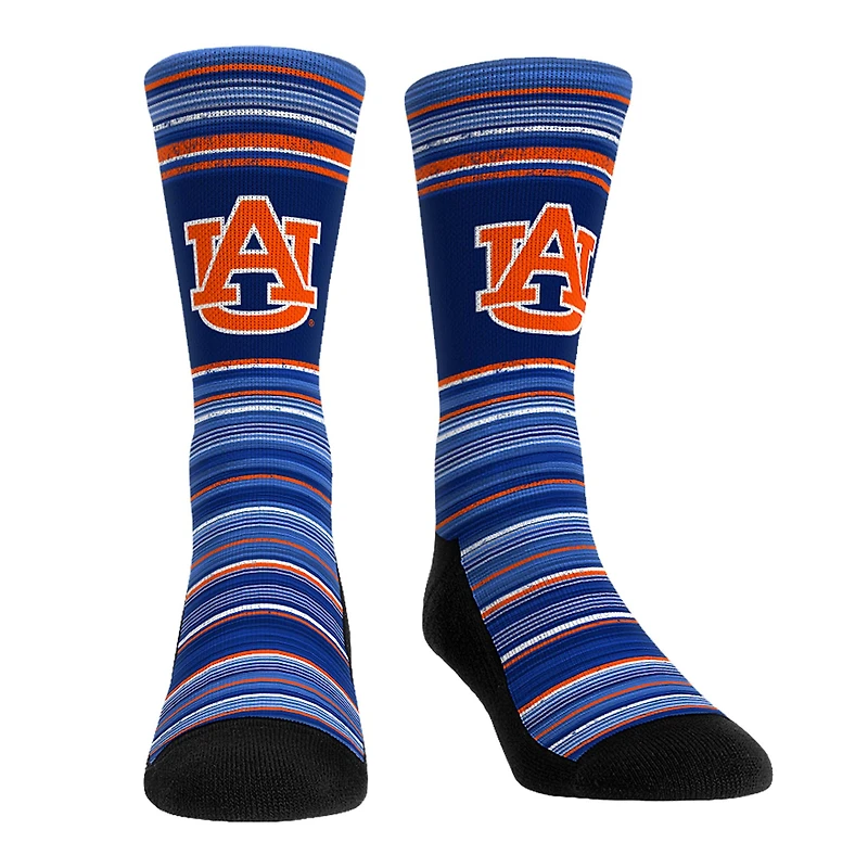 Pack combiné de chaussettes et caleçons boxeurs Rock Em Socks pour hommes Auburn Tigers Primary Crew