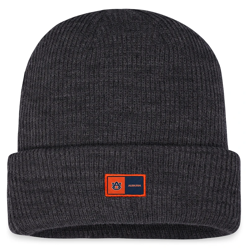 Bonnet en tricot transparent à revers Auburn Tigers Top of the World pour hommes