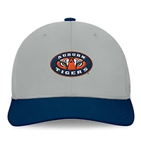 Men's Top of the World  Gray/Navy Auburn Tigers Mick Flex Hat