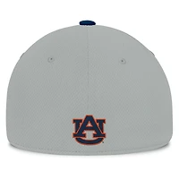 Men's Top of the World  Gray/Navy Auburn Tigers Mick Flex Hat