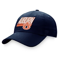 Casquette réglable Top of the World Navy Auburn Tigers Slice pour homme