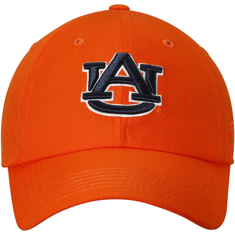 Casquette ajustable Top of the World orange Auburn Tigers avec logo principal