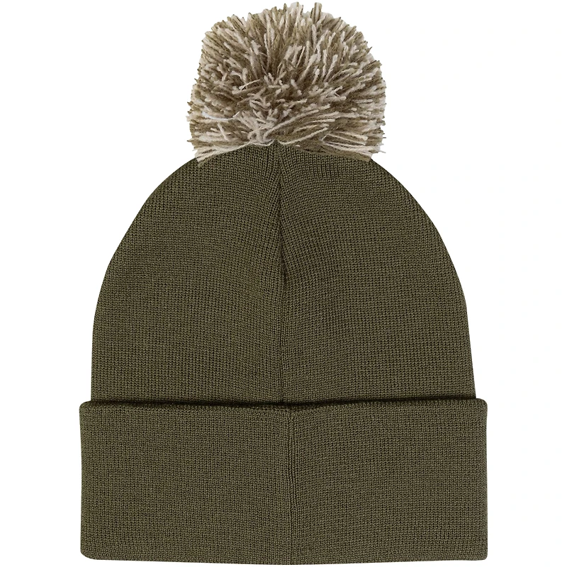 Bonnet en tricot à revers vert Auburn Tigers Freedom Collection pour hommes avec pompon