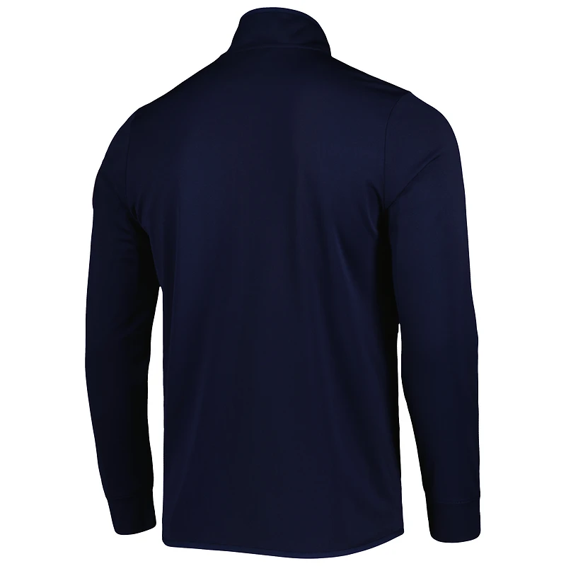 Men's Under Armour Navy Auburn Tigers Knit Warm-Up Full-Zip Jacket