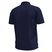 Men's Under Armour Navy Auburn Tigers Playoff Chest Stripe Performance Polo