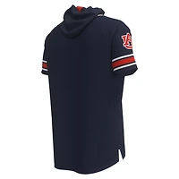 T-shirt à capuche Under Armour Auburn Tigers Shooter Raglan pour homme, bleu marine