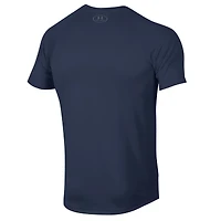 T-shirt technique Under Armour bleu marine Auburn Tigers pour homme
