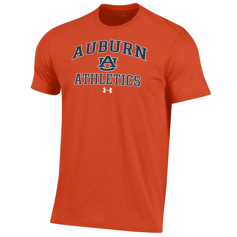 T-shirt de performance Under Armour Orange Auburn Tigers pour homme