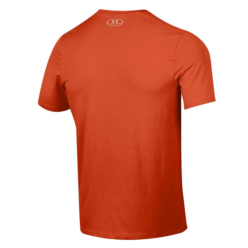 T-shirt de performance Under Armour Orange Auburn Tigers pour homme