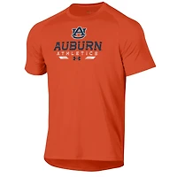 T-shirt technique Under Armour orange Auburn Tigers Athletics pour homme
