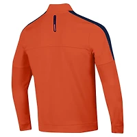 Veste intermédiaire à demi-zip Under Armour Orange Auburn Tigers pour homme