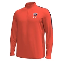 Veste à glissière quart de tour pour homme Under Armour Orange Auburn Tigers Playoff Performance