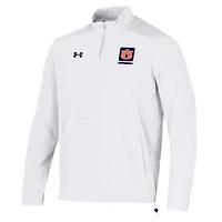 Men's Under Armour White Auburn Tigers 2023 Motivate Half-Zip Top