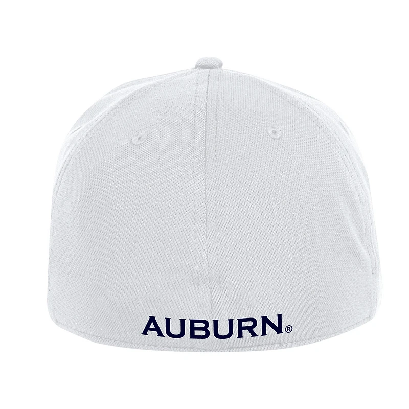 Men's Under Armour  White Auburn Tigers Sideline Blitzing Accent Flex Hat