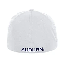 Men's Under Armour  White Auburn Tigers Sideline Blitzing Accent Flex Hat