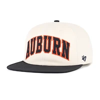 Casquette unisexe ajustable « Auburn Tigers » '47 Natural - Crossover Off Hand - Captain
