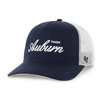 Casquette ajustable unisexe « 47 Navy Auburn Tigers Contemporary Basics Foundation Trucker Hitch »
