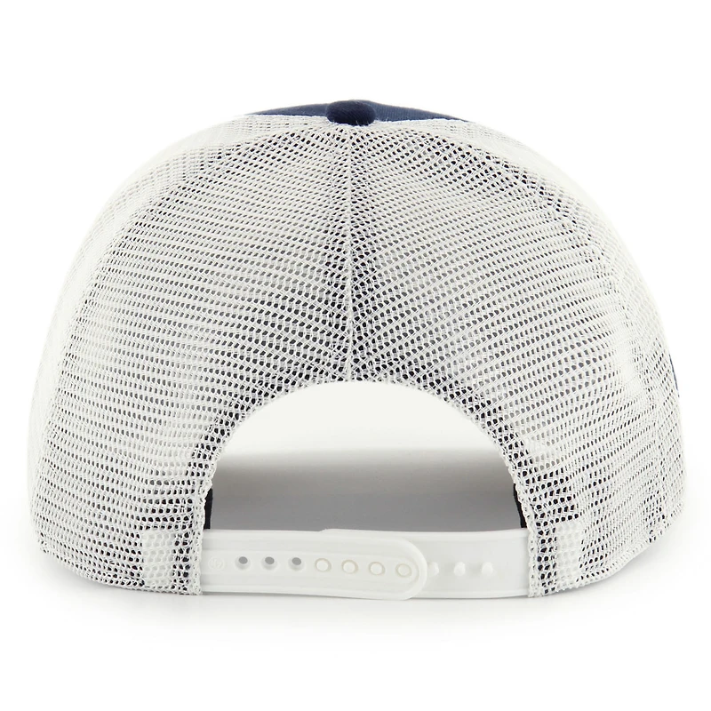 Casquette ajustable unisexe « 47 Navy Auburn Tigers Contemporary Basics Foundation Trucker Hitch »