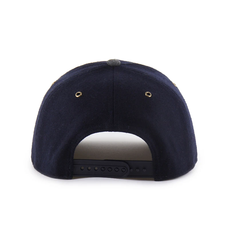 Unisex '47 Navy Auburn Tigers Windowpane Plaid Collection Hitch Adjustable Hat