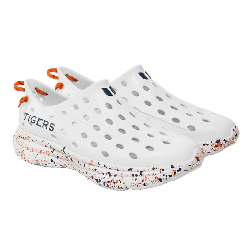 Chaussures unisexes Kane Footwear White Auburn Tigers Speckle Recovery