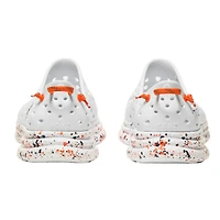 Unisex Kane Footwear White Auburn Tigers Speckle Recovery Shoes