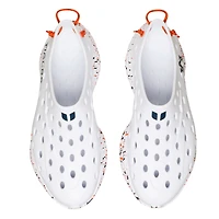 Unisex Kane Footwear White Auburn Tigers Speckle Recovery Shoes