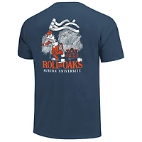 Unisex Navy Auburn Tigers Roll The Oaks Hyper Local Comfort Colors T-Shirt
