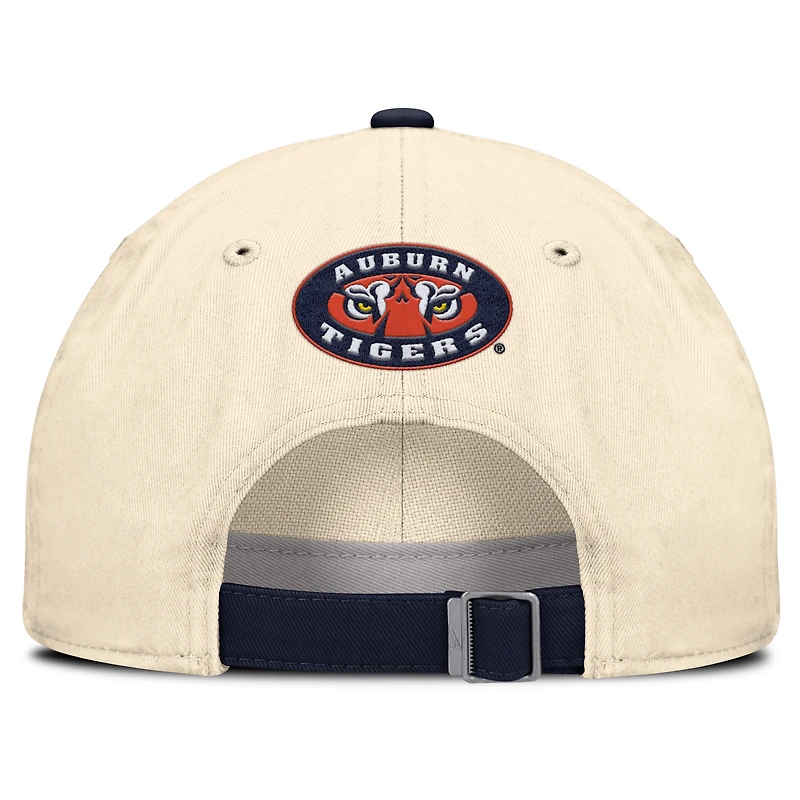 Unisex Nike Natural Auburn Tigers 2026 Primetime Natural 2-Tone Club Adjustable Hat