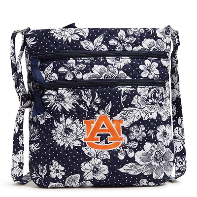 Vera Bradley Auburn Tigers Rain Garden Sac à bandoulière hipster triple zip