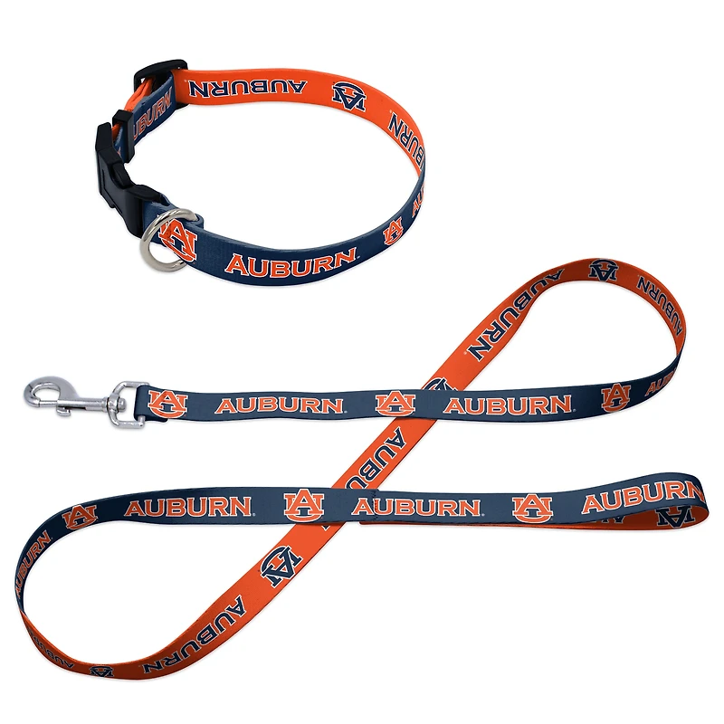 WinCraft Auburn Tigers Pet Leash and Collar Set