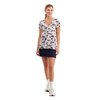 Women's Smith & Quinn White Auburn Tigers Blake Floral V-Neck Top