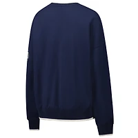 Sweat-shirt à col en V pour femme '47 Navy Auburn Tigers Clubhouse Daze Eighties